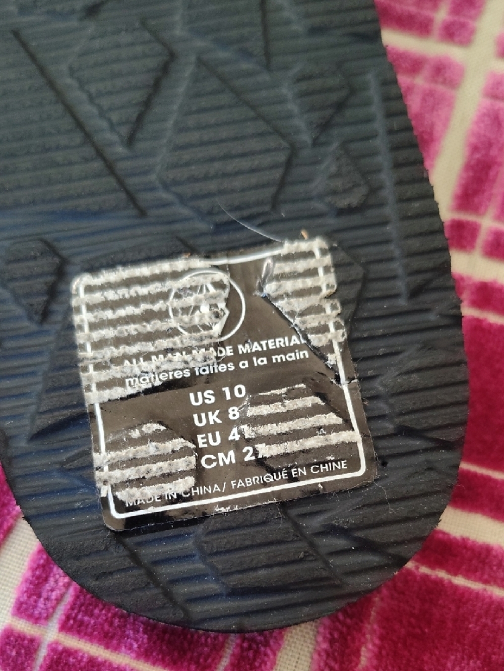 Volcom Black and Tan Women's Slide Sandals - Picture 5 of 5